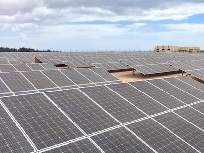 Paneles solares en Fuerteventura