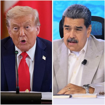 Donald Trump y Nicolás Maduro.