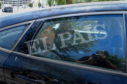 José Ángel Prenda after his detention.