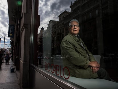 El periodista y escritor Fernando Delgado, en el Hotel de las Letras, en Madrid, en una imagen de 2017.