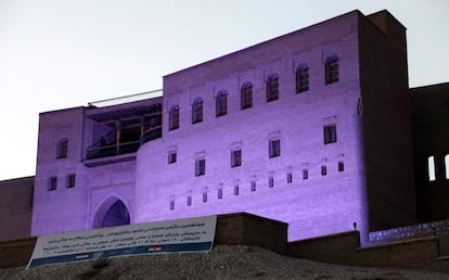 Façana de la Ciutadella d'Erbil, al Kurdistan.