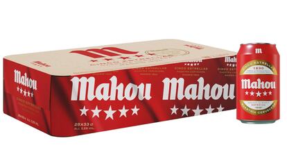 ofertas amazon black friday 2024: lote de 28 cervezas Mahou.