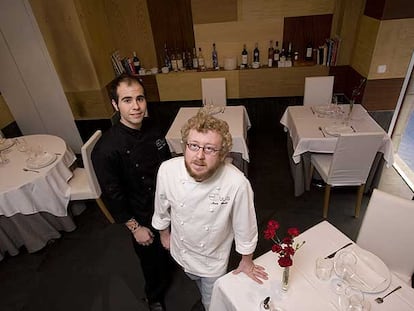 Víctor Iglesias y Luca Rodi, cocineros propietarios del restaurante Edulis.