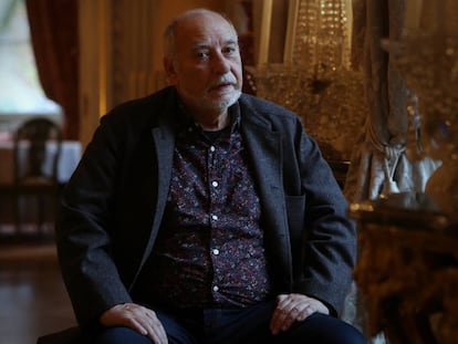 Tahar Ben Jelloun, escritor, en la residencia del embajador francés en Madrid.