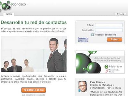 Página de E-conozco.