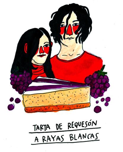 Los White Stripes inspiran uno de los postres del recetario 'Cocina indie'.