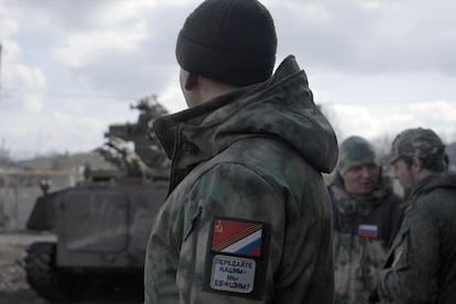 A still from the documentary 'Russians at War' by Anastasia Trofimova.