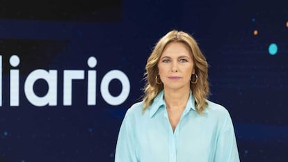 Alejandra Herranz, presentadora del Telediario.