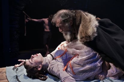 Ramón Barea y Rebeca Matellán en las 'Comedias Bárbaras'.