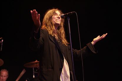 Patti Smith durante su concierto de 2007.