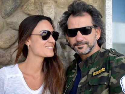 La actriz Martina Gusman y el director Pablo Trapero, en el rodaje de 'La quietud'.