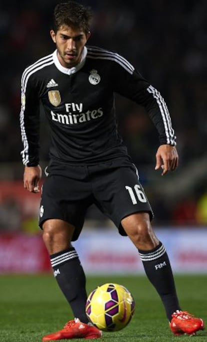 Lucas Silva, en el partido ante el Elche.