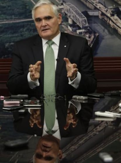 El administrador del Canal de Panamá, Jorge Quijano.