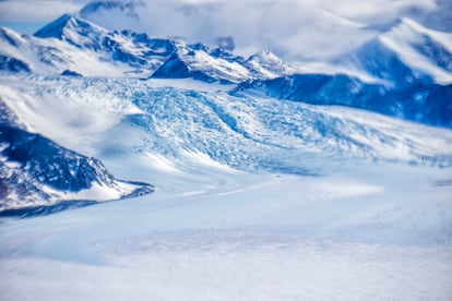 Los Montes Ellsworth, en las proximidades del campamento de Glaciar Unión.