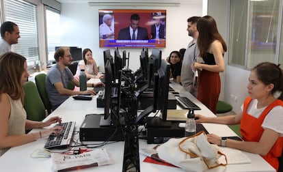 Alumnos de la 39ª promoción del máster de EL PAíS, en junio de 2025