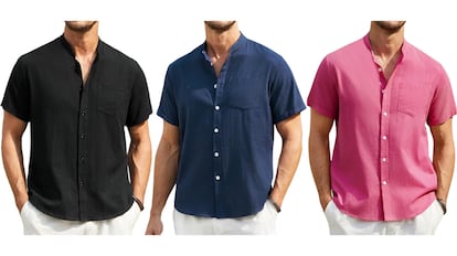 Estas camisas de lino para hombre son superventas en Amazon.