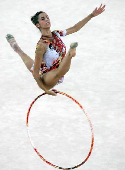 Almudena Cid, en la final individual de los Mundiales.