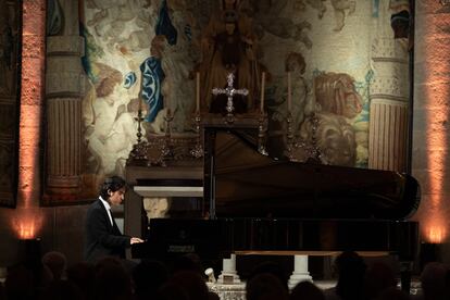 Un momento del recital de Yunchan Lim en el Festival de Peralada, el pasado 3 de agosto.