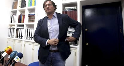 Diego Sánchez Rull, este sábado durante la rueda de prensa.