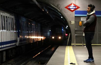 La estación de Atocha de la Línea 1 de Metro, este lunes.