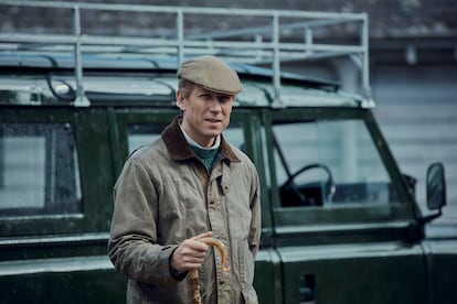 El actor Tobias Menzies, en una escena de la cuarta temporada The Crown. 