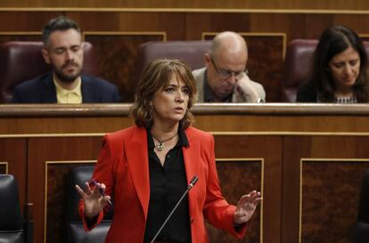Congreso de los Diputados.Sesión de control al Gobierno. Dolores Delgado, ministra de Justicia.