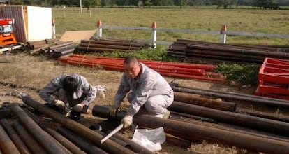 Un trabajador chino trabaja en Nicaragua en la proyecci&oacute;n del canal.