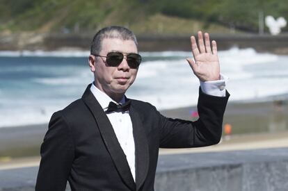 Fen Xiaogang en el photocall de la pleícula "I Am Not Madame Bovary", en el Festival de Cine de San Sebastián.