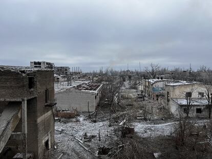 Destruction in Chasiv Yar, eastern Ukraine, in an image from last January.