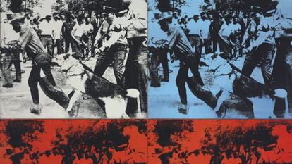 ‘Race Riot’, de 1964, de Andy Warhol.