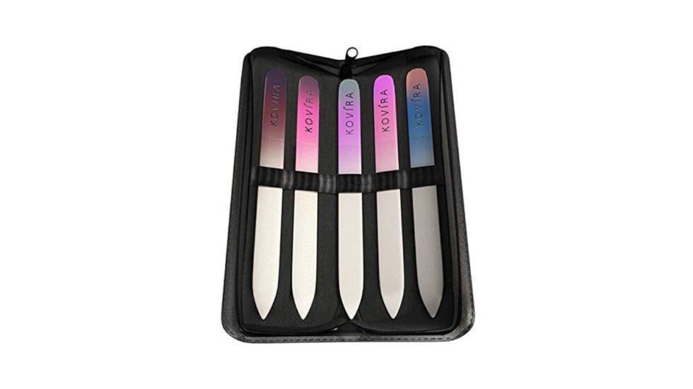 Set limas profesionales con estuche para manicura semipermanente