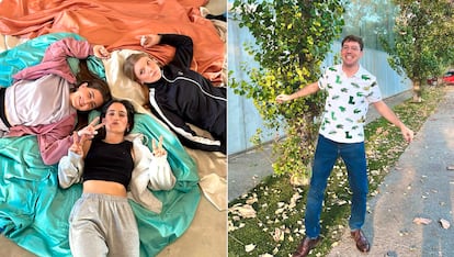 Ona Jou, Núria Simon y Joana Cabratosa (@Canputades) y Walter Capdevila (@Waltercapdevila). Imágenes extraídas de los propios Instagrams de los influencers.