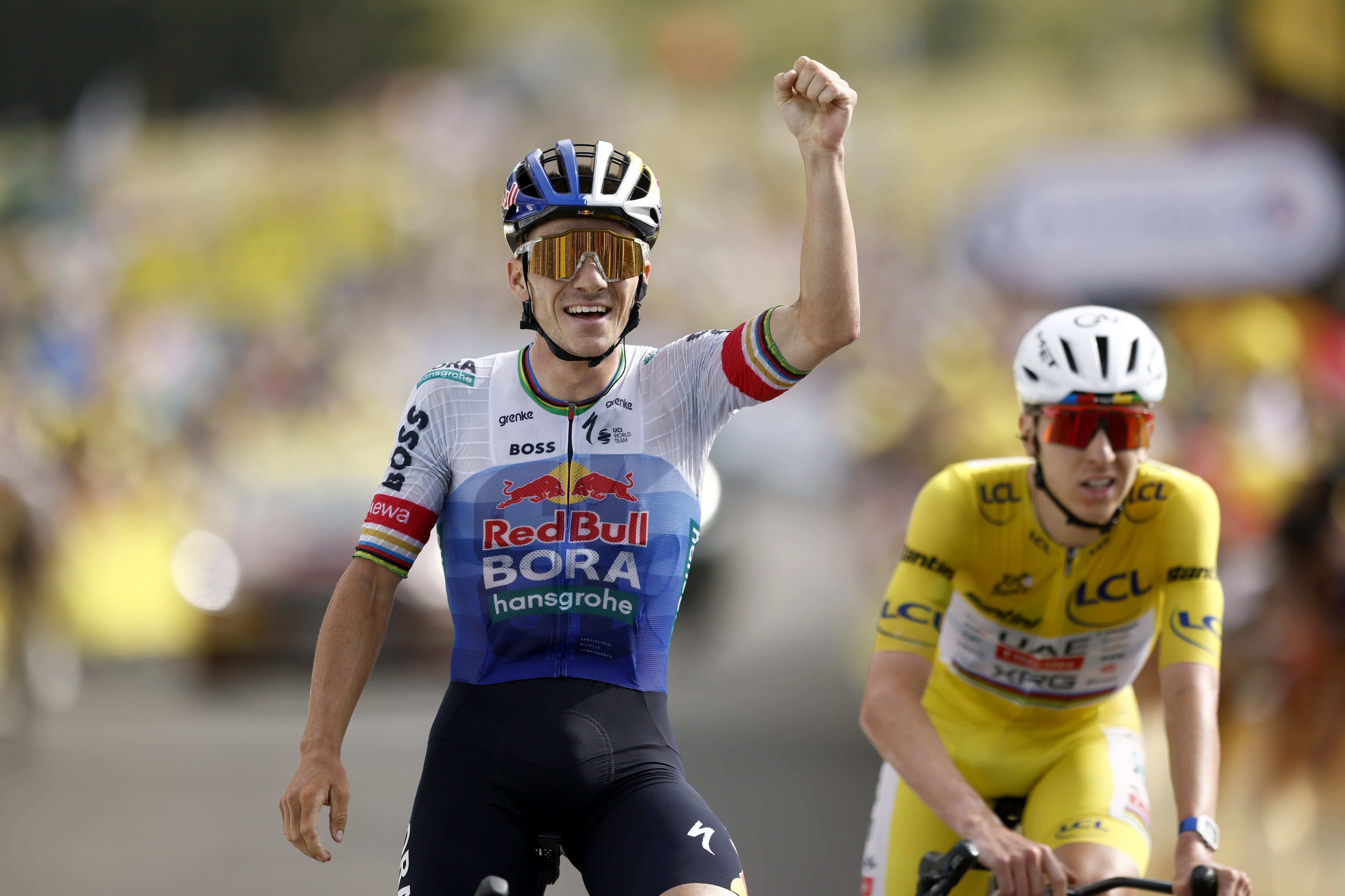 Remco Evenepoel gana la etapa y ocupa en el Tour de Francia el lugar de un Vingegaard caído