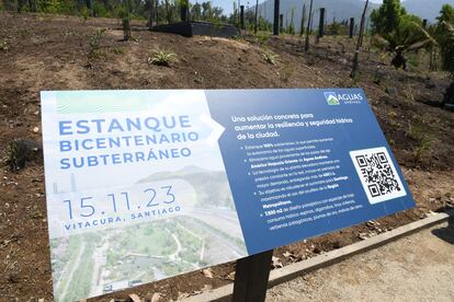 El Estanque Bicentenario Subterráneo fue inaugurado el 15/11/2023.