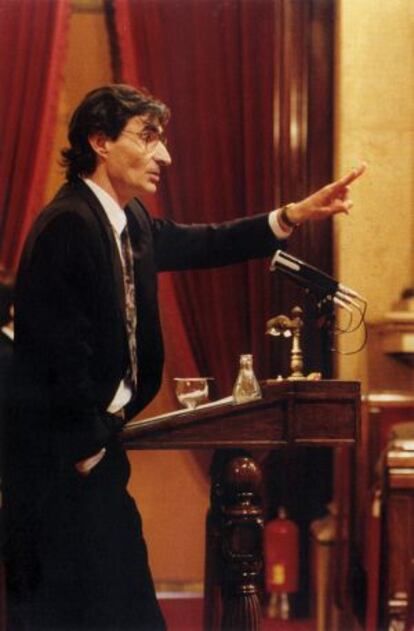 Antoni Farrés, al Parlament durant la legislatura 1992-1995.