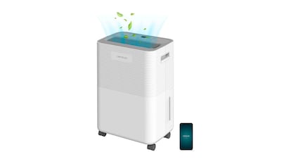 Deshumidificadores sobre fondo blanco.