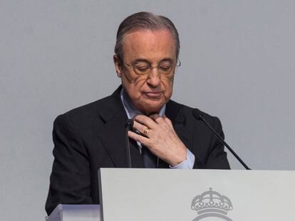 Florentino Pérez, presidente del Real Madrid. 