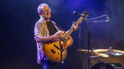 Quimi Portet durante su concierto de este jueves en la sala Barts de Barcelona.