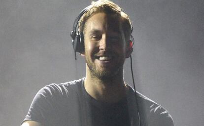 Calvin Harris, durante una actuación en septiembre de 2014.