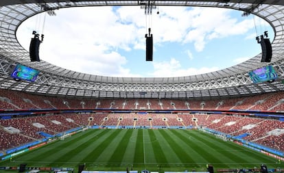 El estadio Luzhniki de Moscú acogerá el parido inaugural del Mundial 2018 entre Rusia y Arabia Saudí.