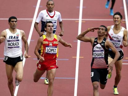 El espa&ntilde;ol Kevin L&oacute;pezse clasific&oacute; para las semifinales de 800 metros