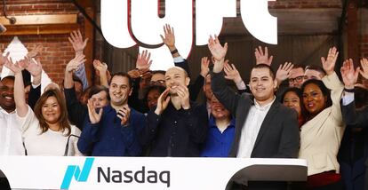 Debut en Wall Street de Lyft el pasado 29 de marzo.