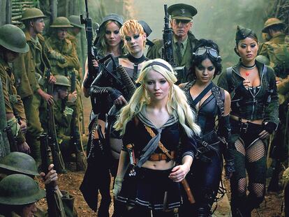 <b>Chicas duras. De izquierda a derecha, Abbie Cornish, Jena Malone, Emily Browning y Vanessa Hudgens.</b>