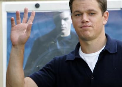 Matt Damon en Madrid.