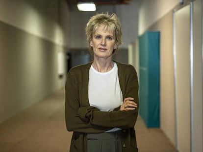 La escritora Siri Hustvedt, en la FIL de 2022.