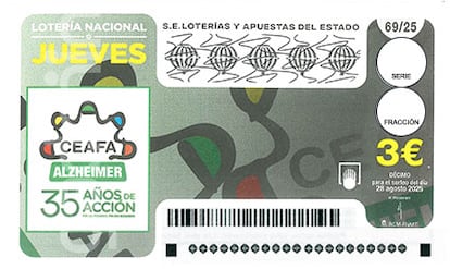 Décimo de Lotería Nacional del jueves 28 de agosto de 2025