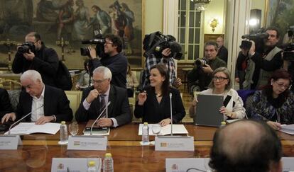 La consejera de Educaci&oacute;n, Mar&iacute;a Jos&eacute; Catal&agrave;, en la conferencia de Educaci&oacute;n. 