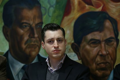 Luis Donaldo Colosio Riojas en la sede nacional de Movimiento Ciudadano, en una imagen de 2018.