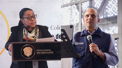 María Patricia Balanta y Carlos Camargo.