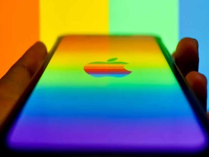 Logo de Apple con colores